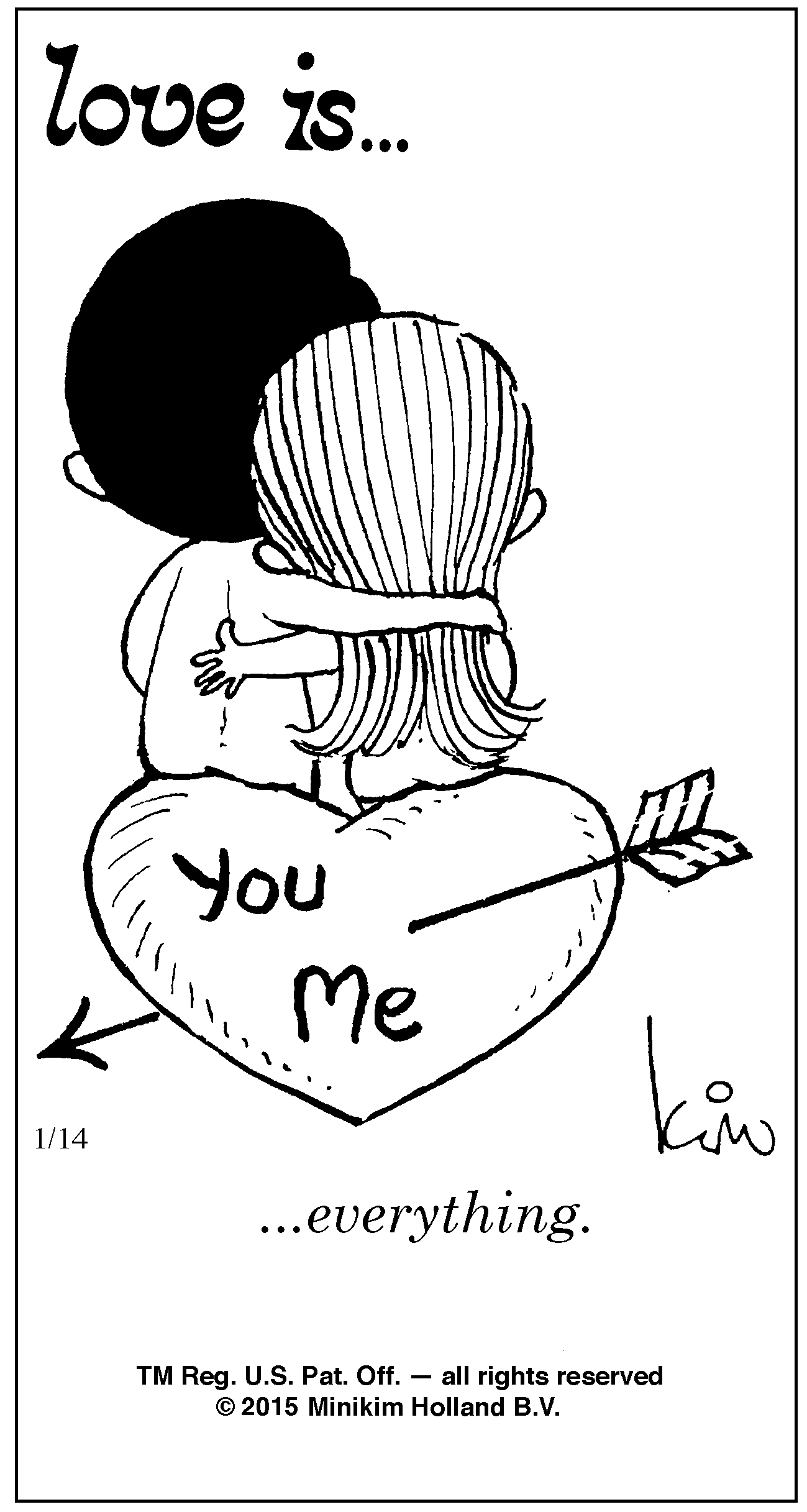 Love Is 14 January 2015 Artful Asprey Cartoons