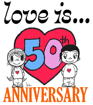 Love is... 50 years young! | Artful Asprey Cartoons