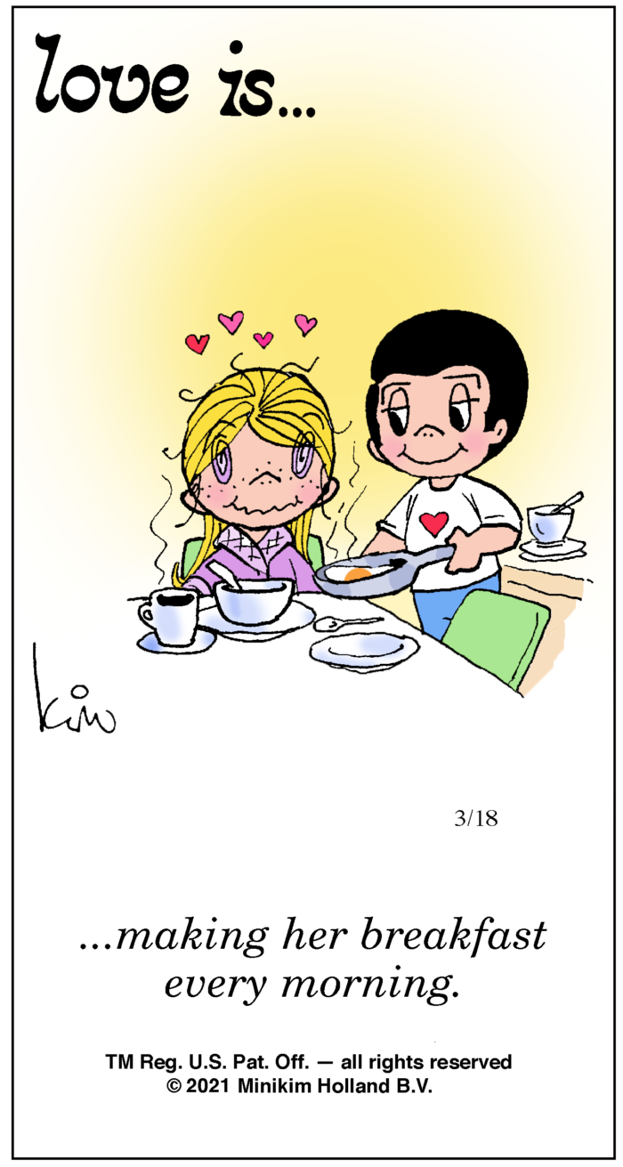 Love is... Color 18 March 2021 | Artful Asprey Cartoons
