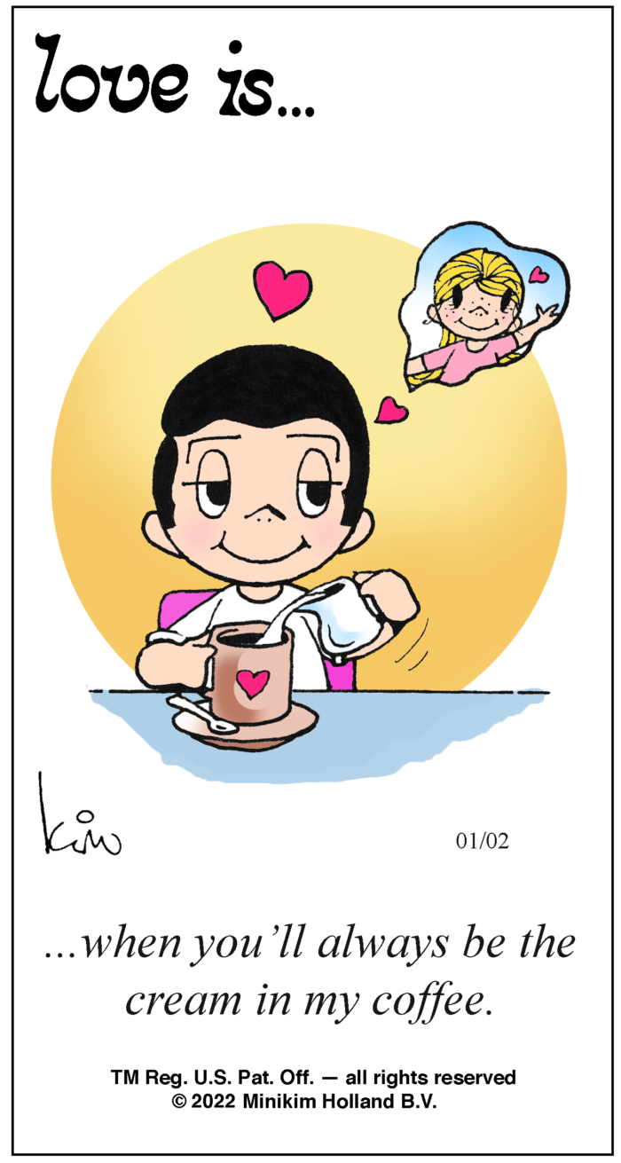 Love is... Color 2 January 2023 | Artful Asprey Cartoons